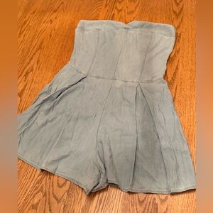 Hollister Denim Romper